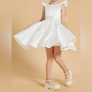 BABARONI Laney Flower Girl Dress – White – Size 8 NWOT